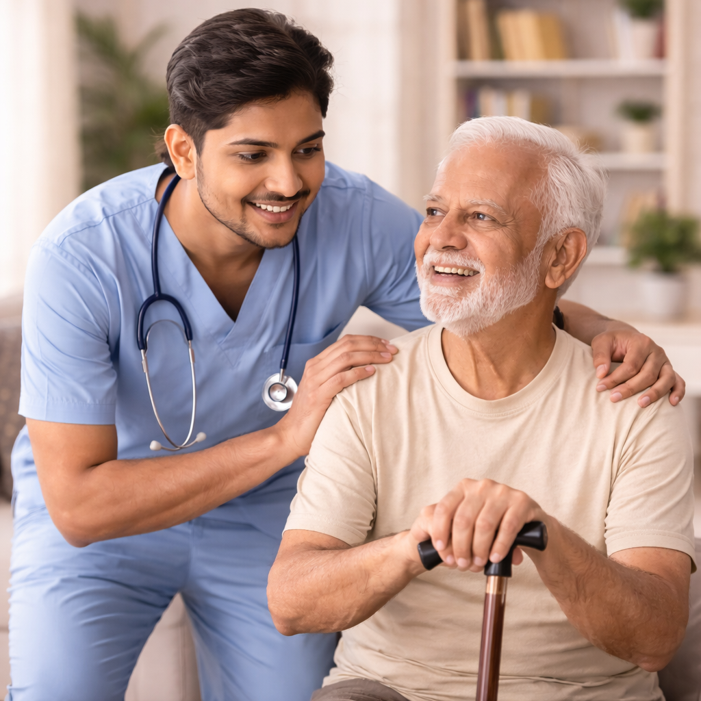 Male patient attendant service